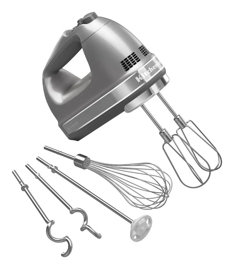 KitchenAid Hand Mixer 9 Speed Contour Silver