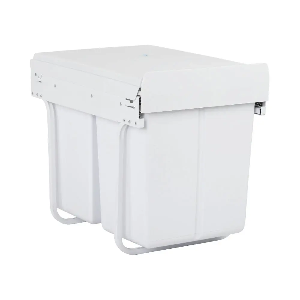 Cefito 2x20L Pull Out Bin - White