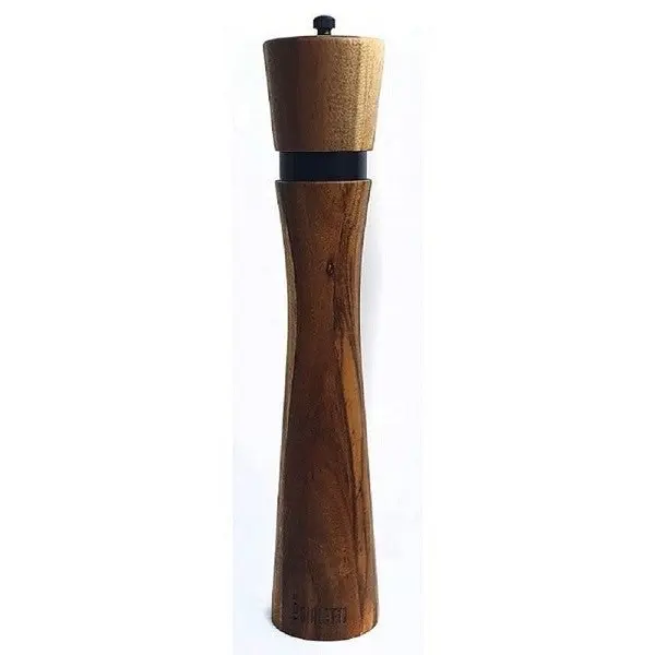 St. Clare Acacia & Black Steel Salt & Pepper Grinder - 25cm