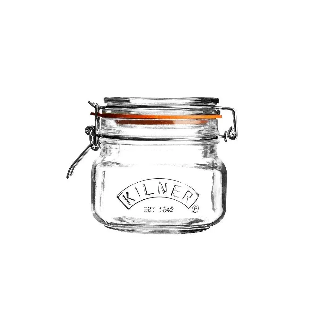 Kilner Clip Top Square Jar 500ml