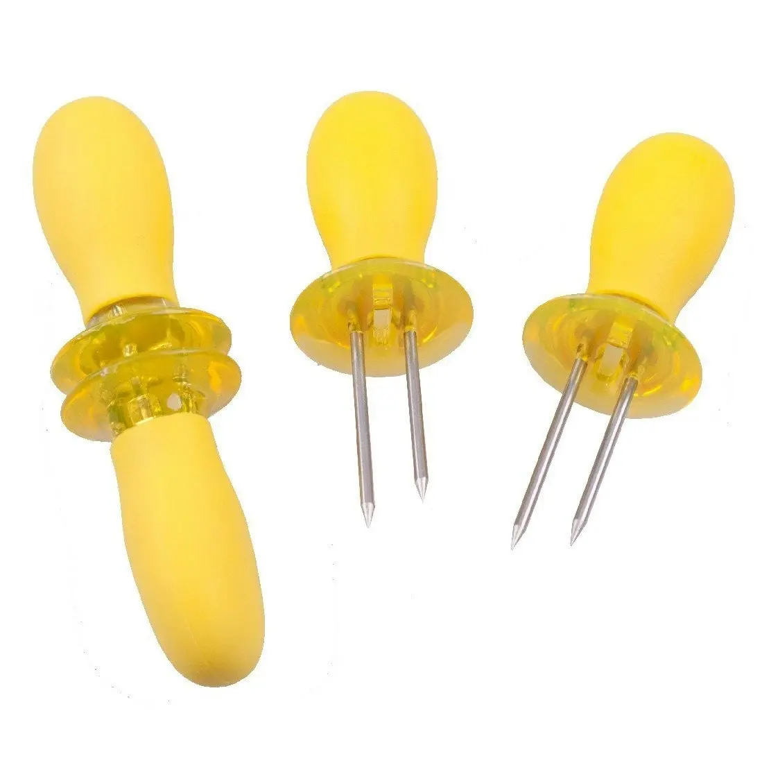 Appetito Corn Holders Soft Grip S/4