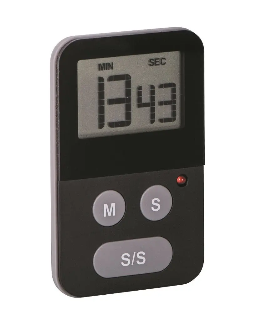 Avanti Digital Slim Timer W/Light-Black