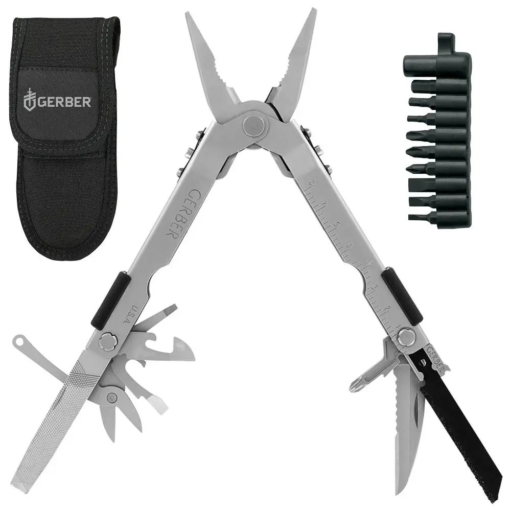 Gerber MP600 Pro Scout Multi Tool Needlenose W/ Tool Kit & Sheath | Stainless 07564