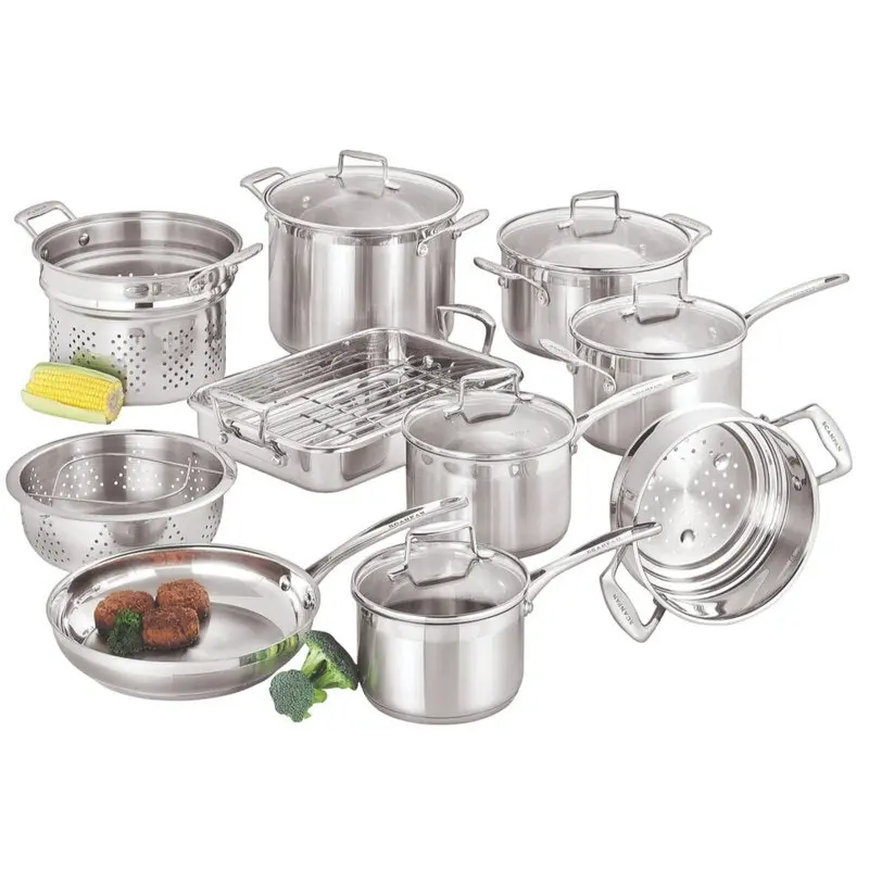 Scanpan 22040 Impact 10pc Cookware Set Stainless Steel