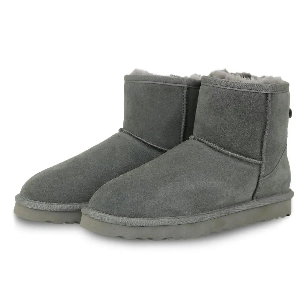 UGG Woolcomfort Classic Mini Boots Premium Australian Sheepskin Grey