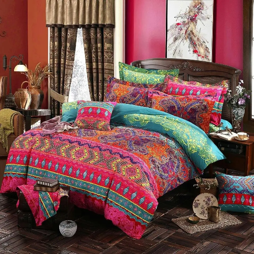 Mandala Love Quilt Doona Duvet Cover Set