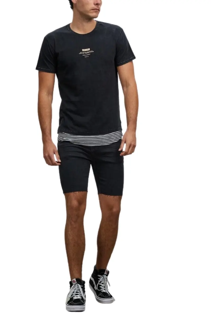 Silent Theory | Mens Shadow Short Raw (Ink)