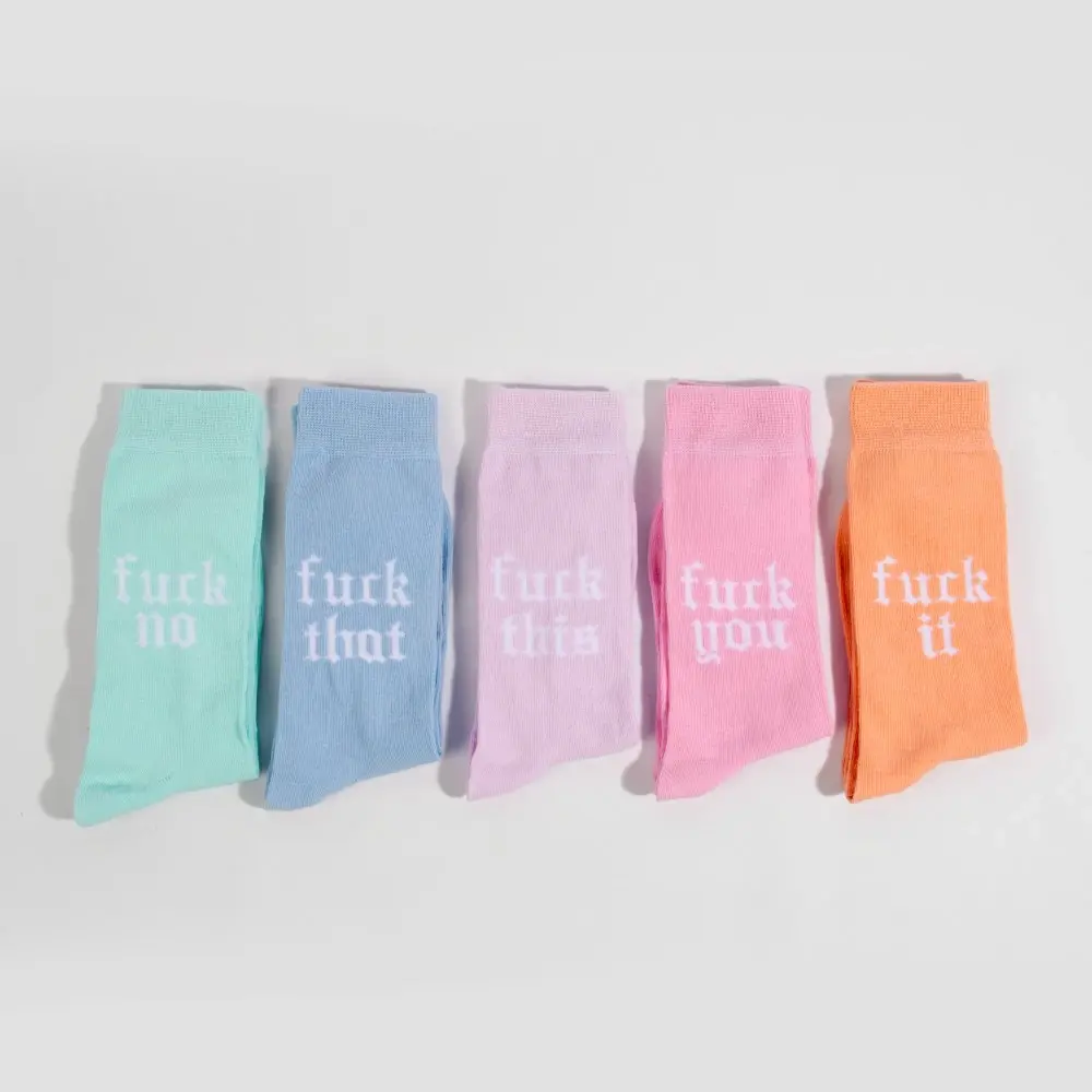 Undakuva F Everything Rainbow Socks 5 Pack