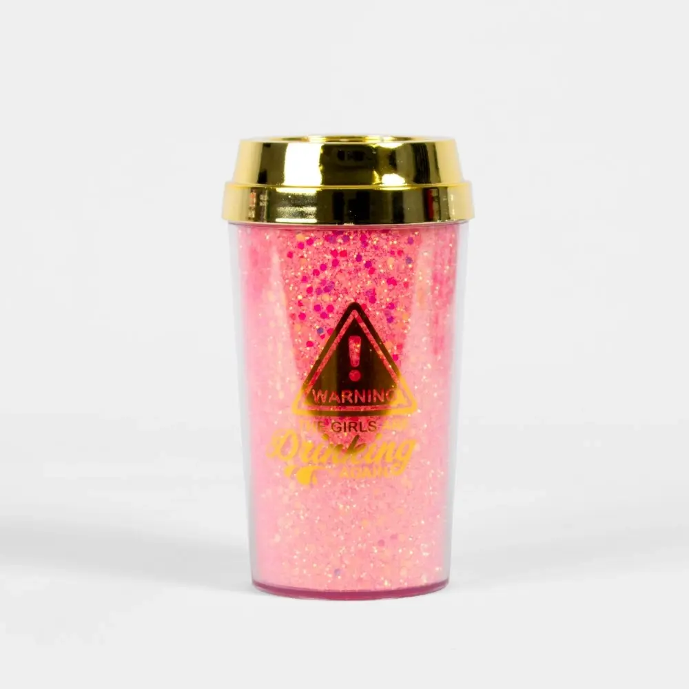 Glitter Cup 360mL I Don't Give A Sip Blush