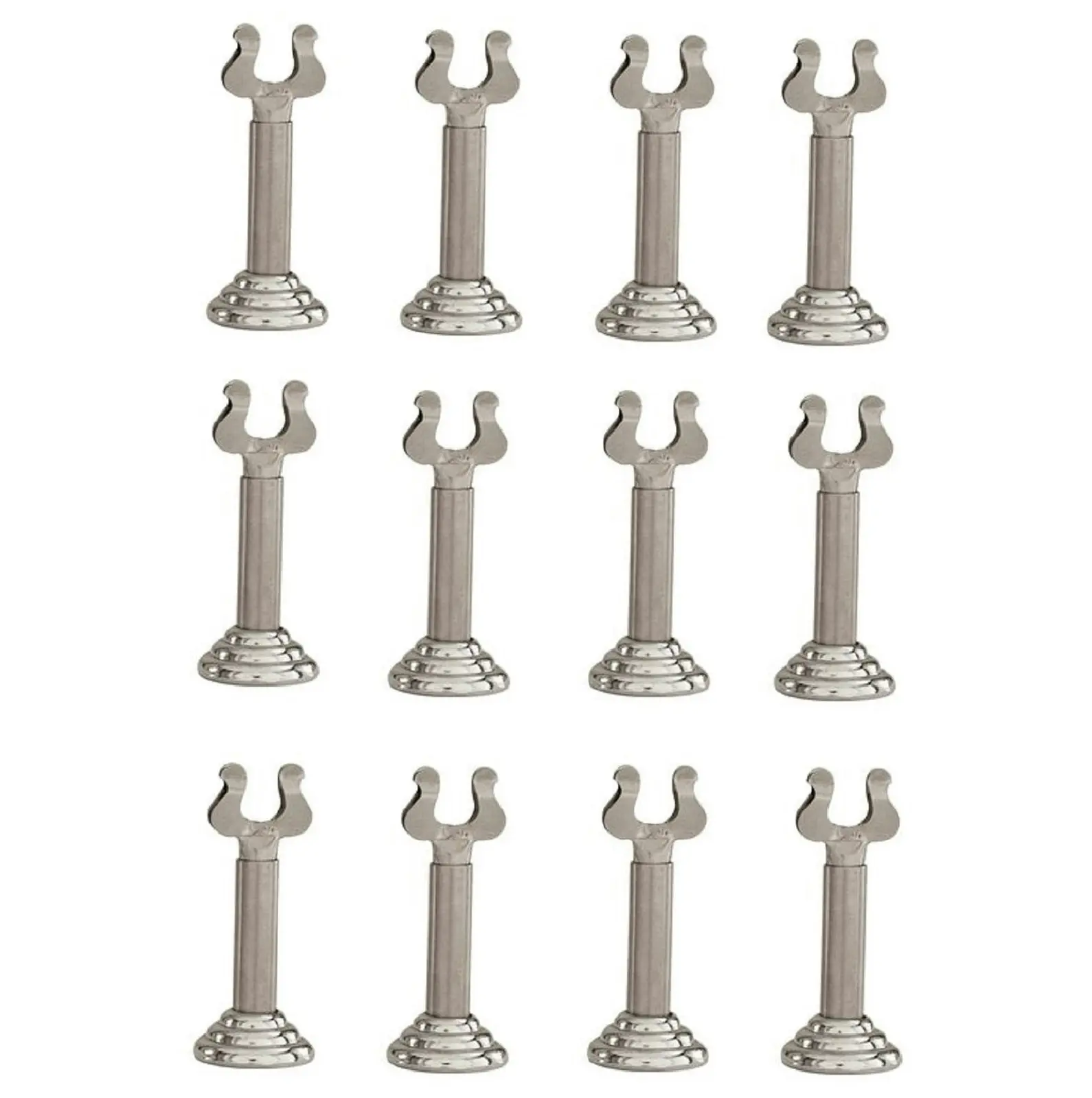 12 HARP SHAPE PLACE CARD MENU HOLDER - 100mm