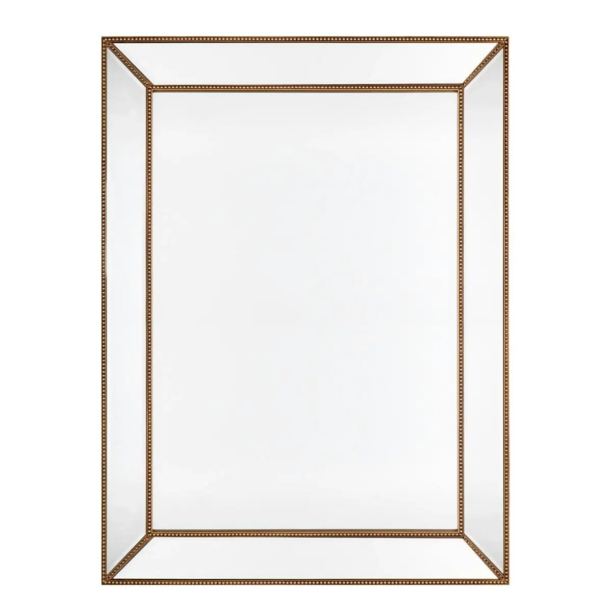 Zeta Wall Mirror - Large Antique Gold