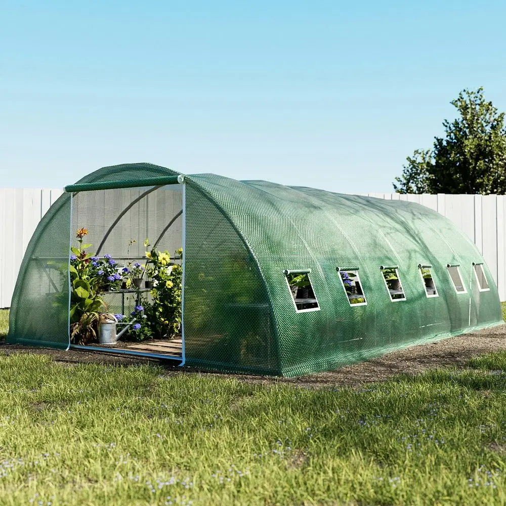 Greenfingers Greenhouse 6x4x2M Walk in Green House Tunnel Plant Garden Shed Dome