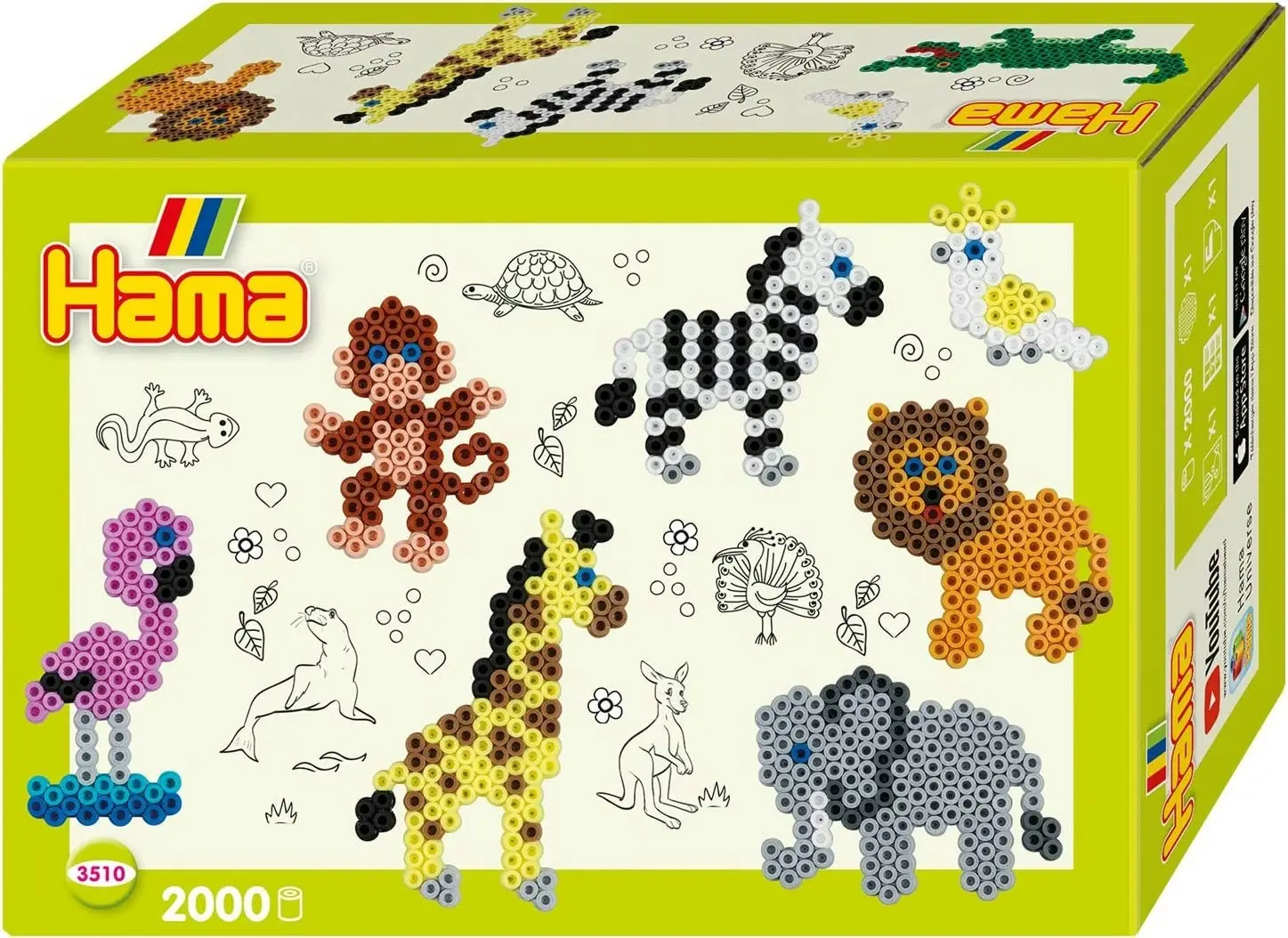 Hama Gift Box - Small Zoo Animals