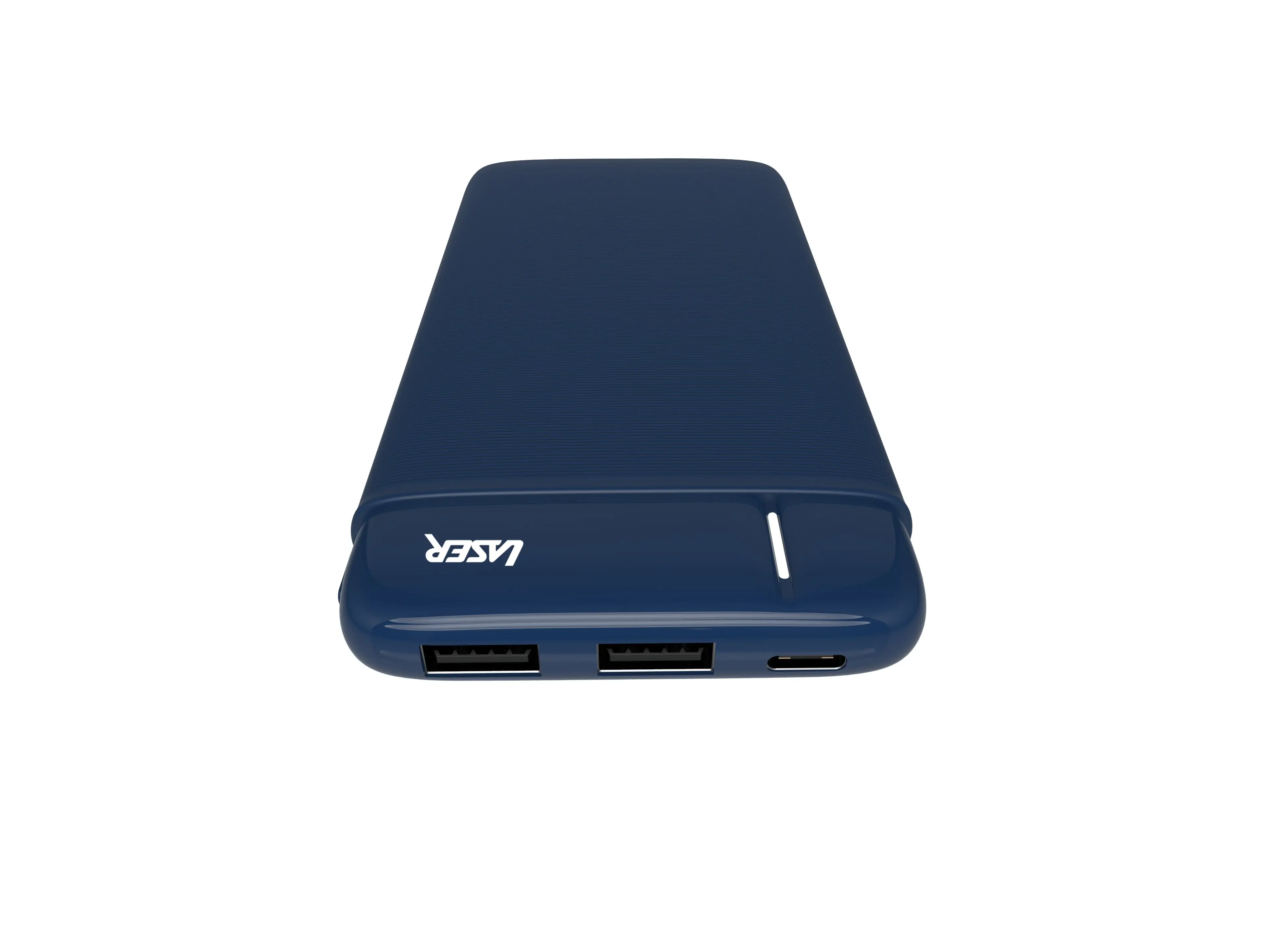 Laser 10,000mAh Navy Powerbank - Multi-Port & Airline Safe