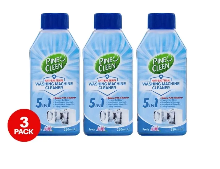 3 Pack Pine O Cleen Anti Bacterial Washing Machine Cleaner