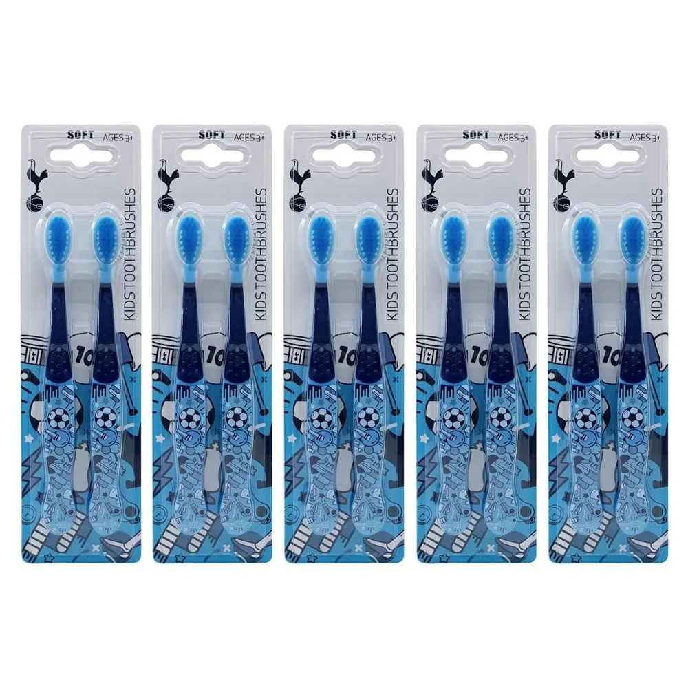 10pc EPL Tottenham Football Club Kids Soft Toothbrush Dental Teeth Oral Care 3+