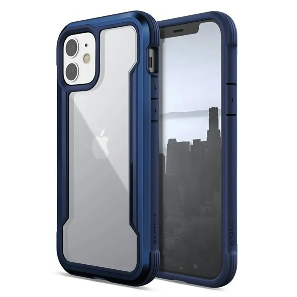 X-Doria Raptic Shield Protective Heavy Duty Case For Apple iPhone 12 Mini Blue