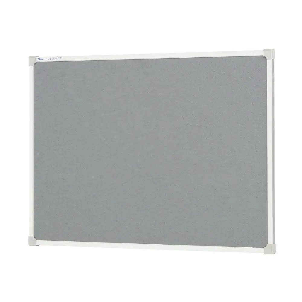 Quartet Felt 90x60cm Pinboard Office/School Bulletin Board w/ Aluminium Grey