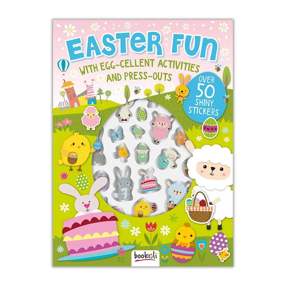 Bookoli Puffy Sticker Windows: Easter Fun Sticker & Activity Book Art/Craft