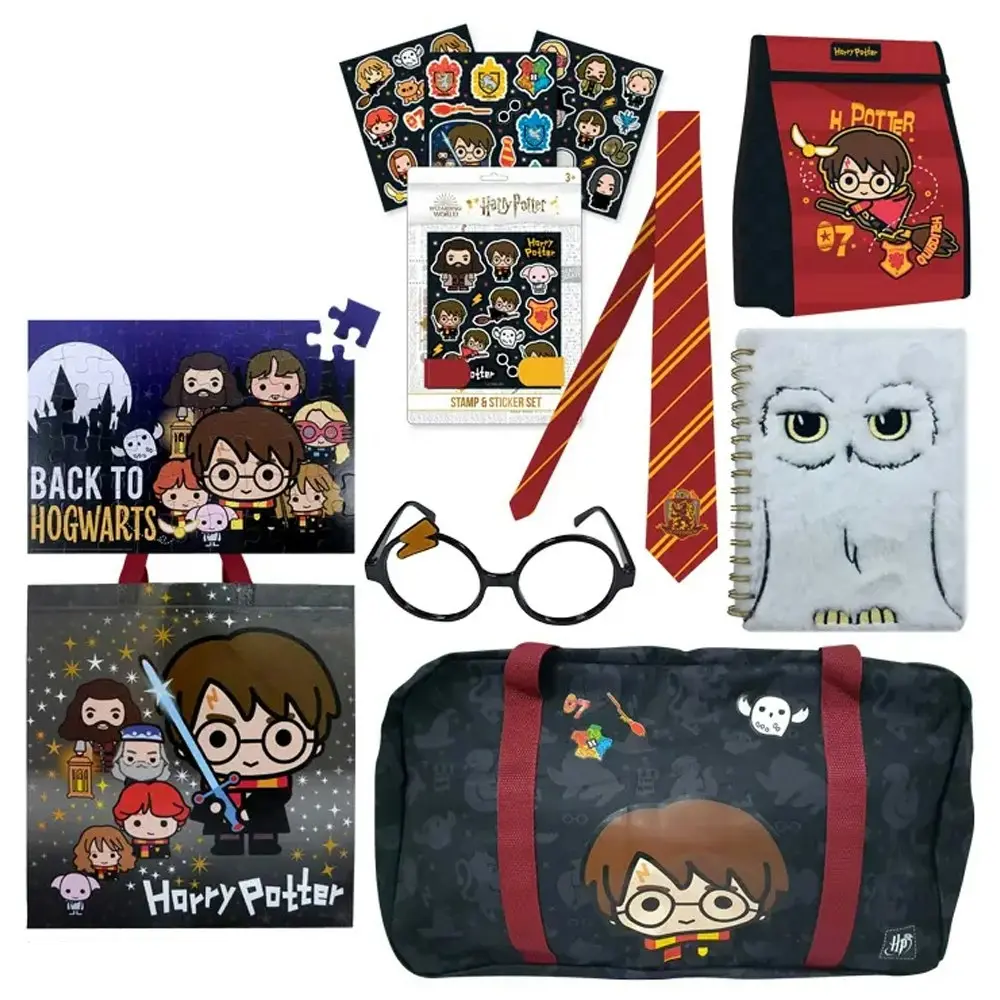 Harry Potter Kids/Childrens Charms Duffle/Cooler Bag/Diary/Stamp Set Showbag 22