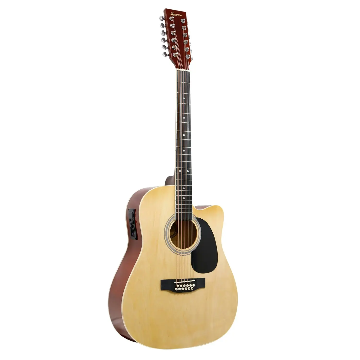 Karrera Acoustic Guitar 12-String with EQ - Natural