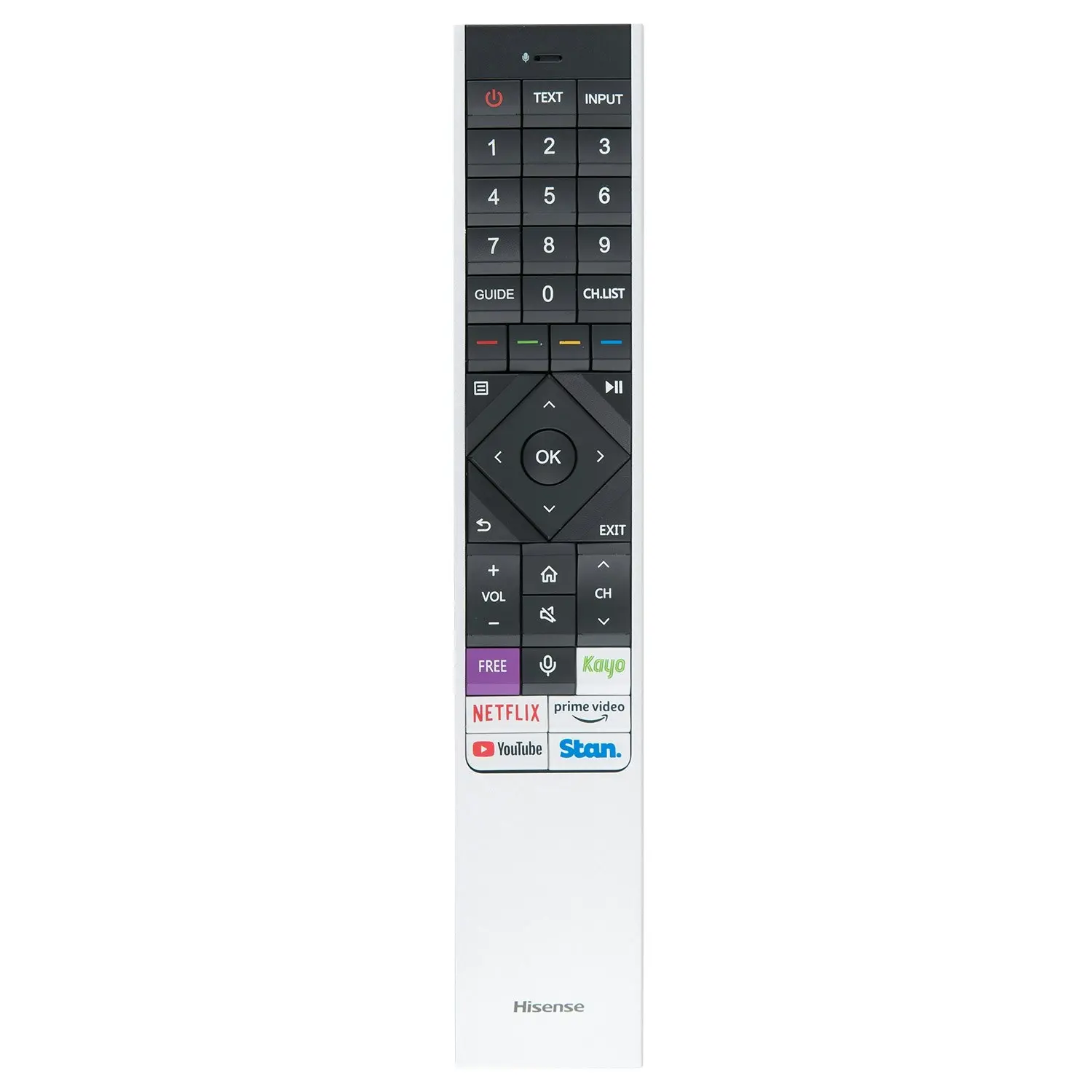 Genuine Hisense TV Remote Control T285172 ERF6E64H