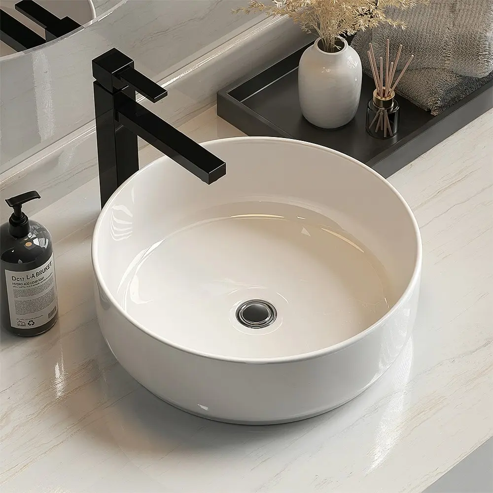 Cefito Bathroom Basin Ceramic Vanity Sink Hand Wash Bowl 35x12cm