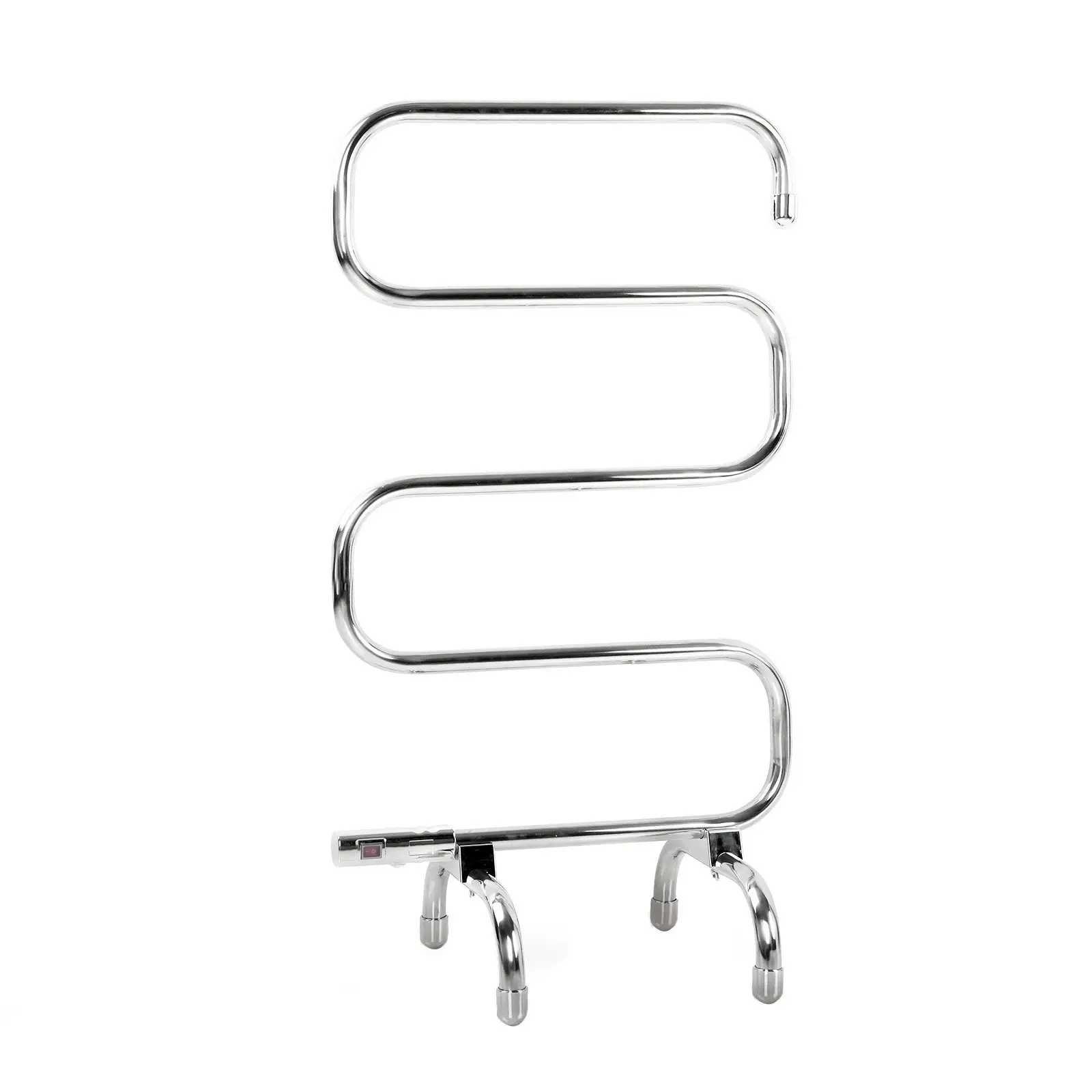 Devanti Electric Heated Towel Rail Rack 5 Bars Freestanding Clothes Dry Warmer