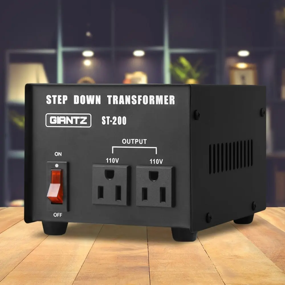 Giantz Step Down Transformer 200W 240V TO 110V Stepdown Voltage Converter AU-US