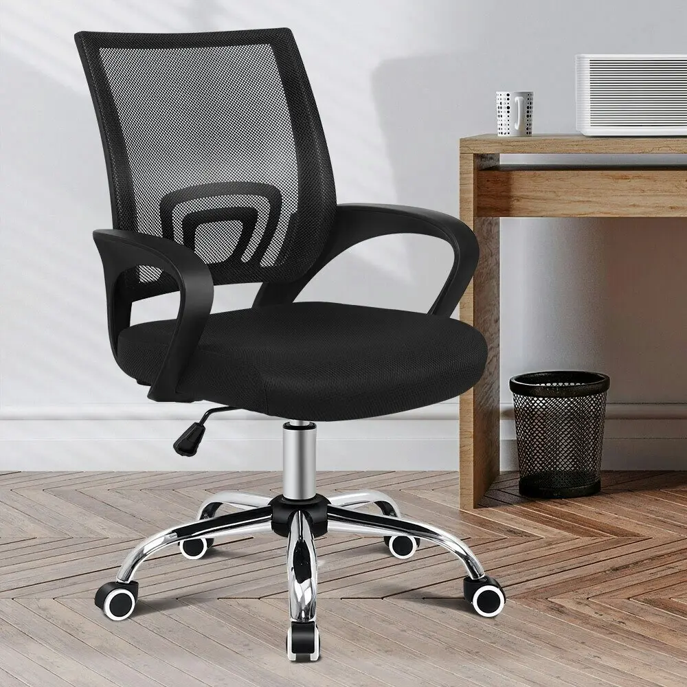 Alfordson Mid Back Mesh Office Chair Black