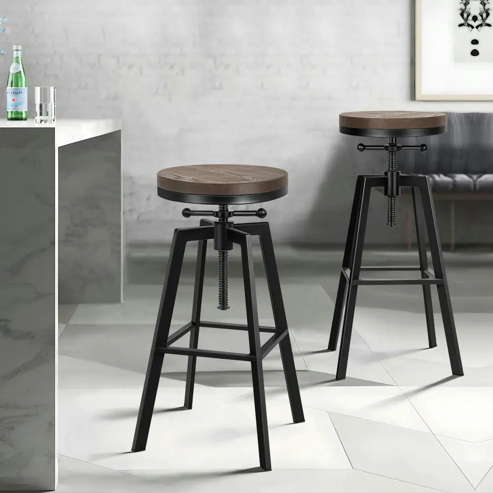 Alfordson 2x Vintage Bar Stool Ezra