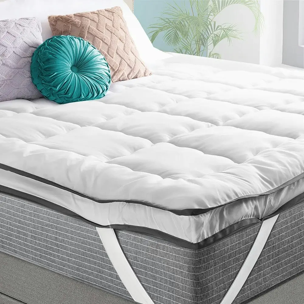 Starry Eucalypt Mattress Topper Pillowtop Luxury King Size 7cm