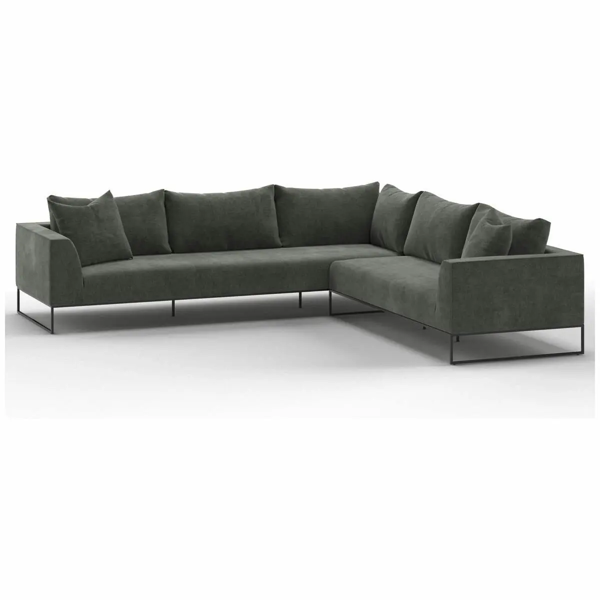 Kalona Vaeroy Modular Six Seater Right Facing Sofa Pewter