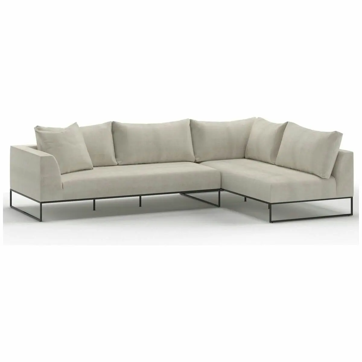 Kalona Vaeroy Modular Four Seater Left Facing Sofa Pearl