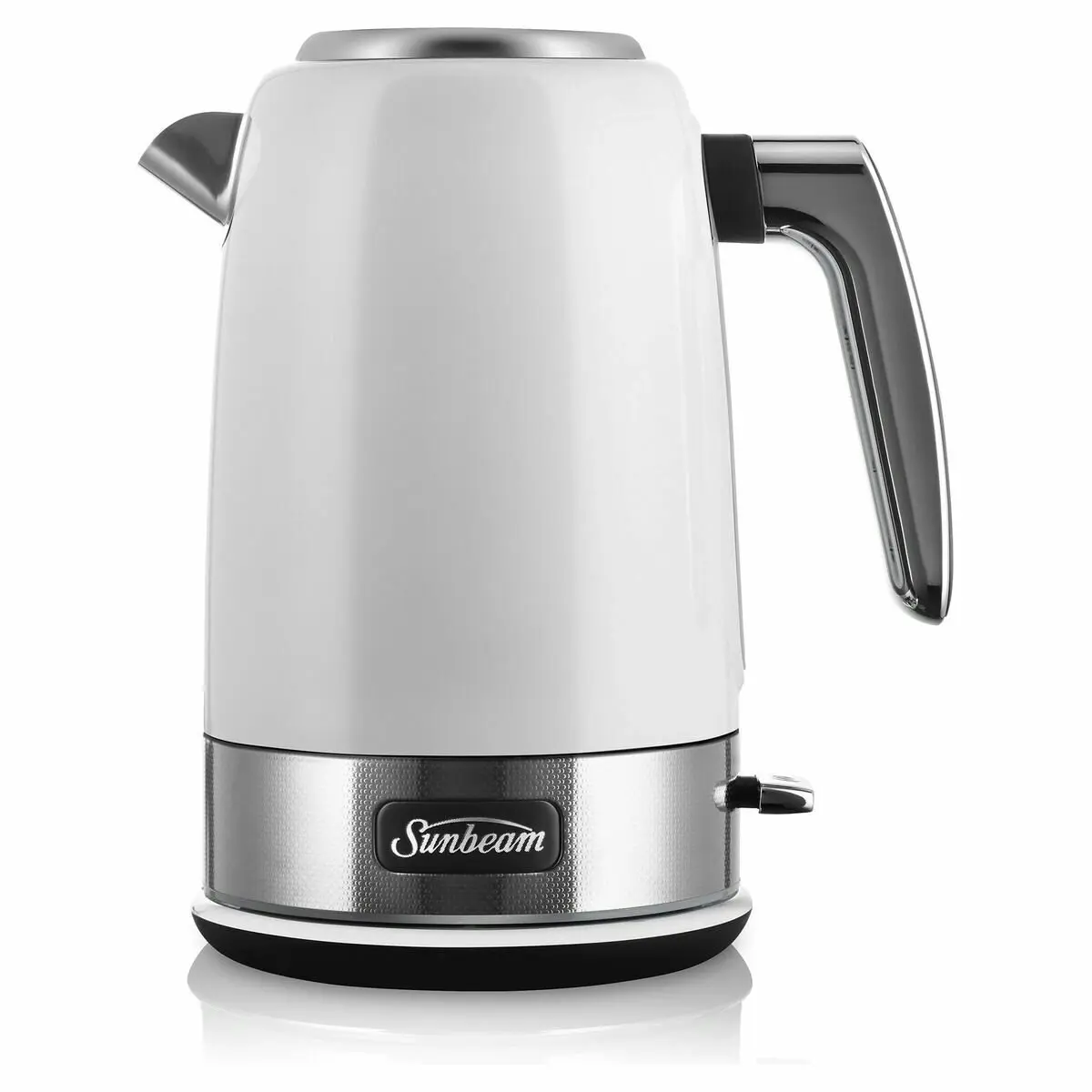 Sunbeam New York White Silver Kettle