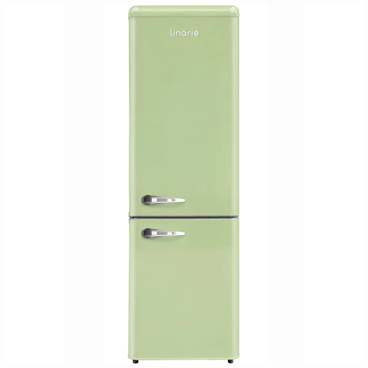 Linarie Annecy 242L Retro Bottom Mount Fridge Green