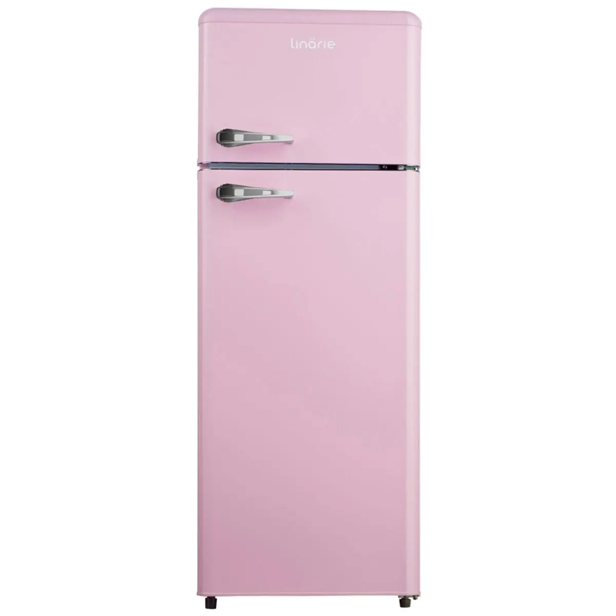 Linarie Valloire 209L Pink Retro Top Mount Fridge - Manual Defrost