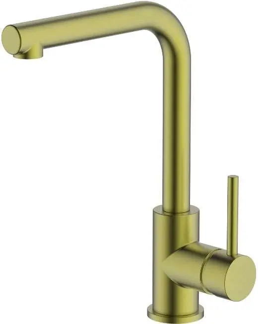 Abey Gareth Ashton Brushed Brass Lucia Sidelever Mixer Tap 3K2-BB