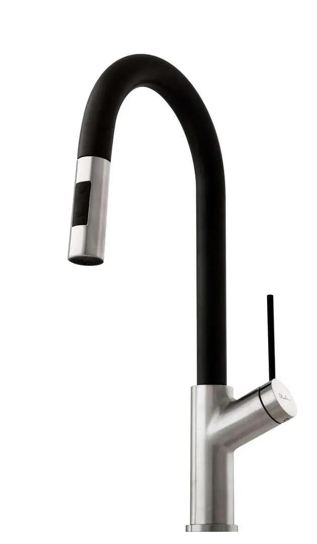 Oliveri Vilo Pull Out Spray Brushed Mixer Tap VT0426B