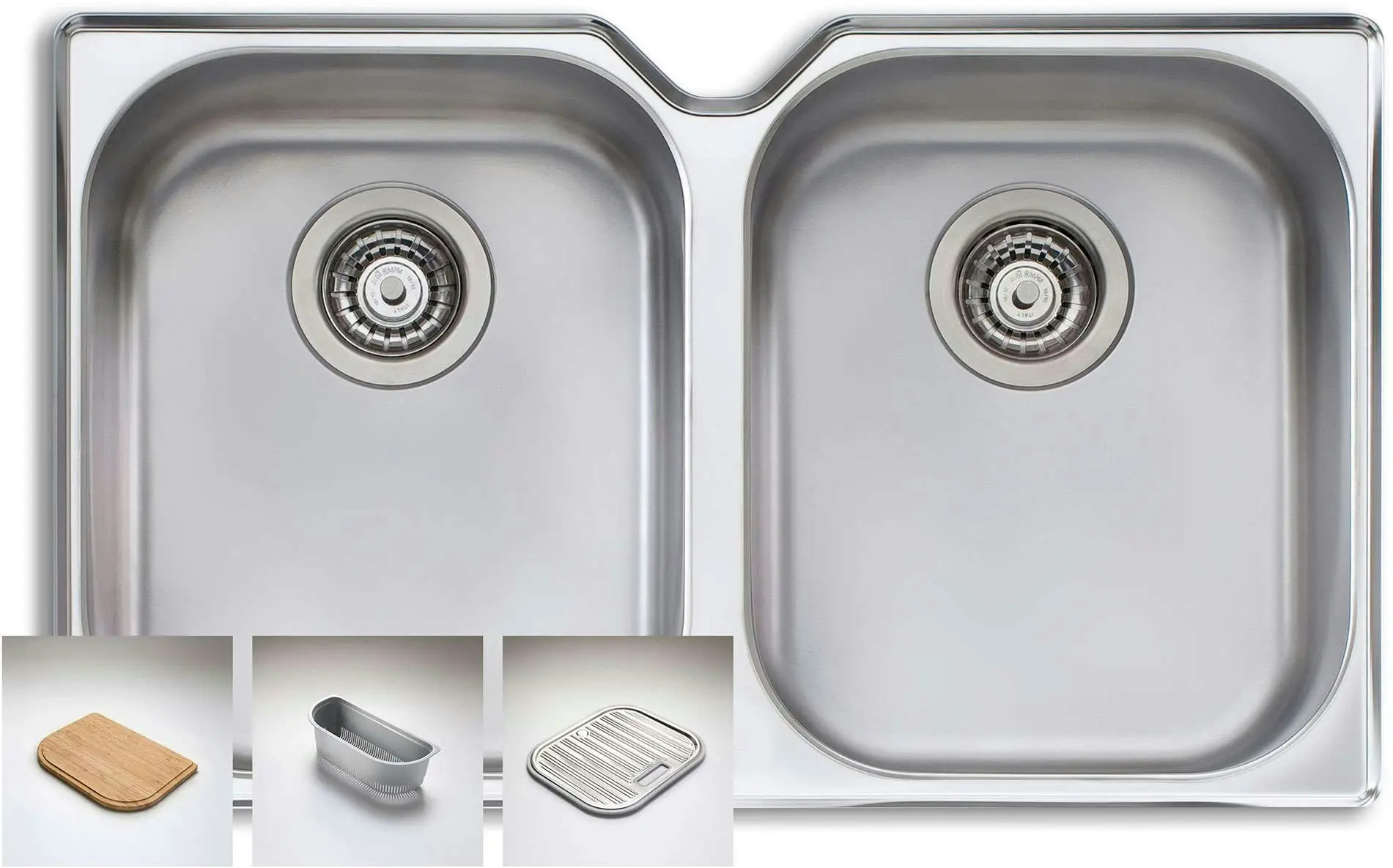 Oliveri Diaz Double Bowl Undermount Sink DZ10U