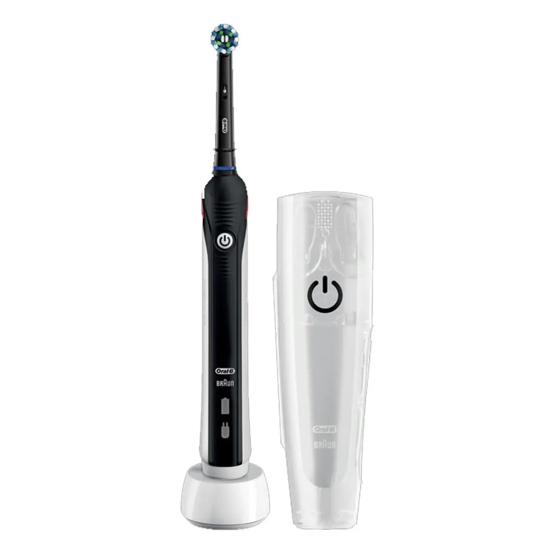 Oral-B Pro 2 2000 Electric Toothbrush w/ Travel Case - Midnight Black