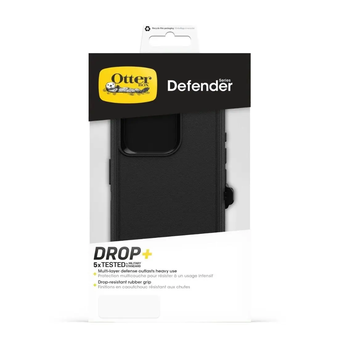 Otterbox Defender Case for iPhone 15 Pro 77-92536 - Black