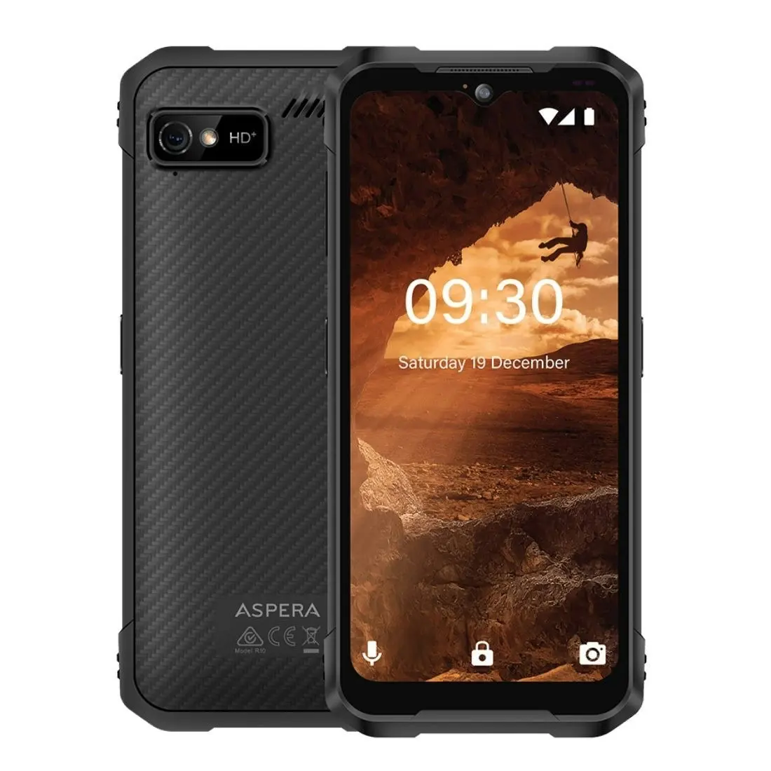 Aspera R10 (Dual Sim, 6.52" , 128GB/4GB) - Black