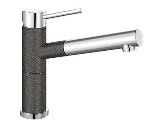 Blanco Anthracite 128o Swivel Spout Pull Out Mixer Tap ALTASA 519361