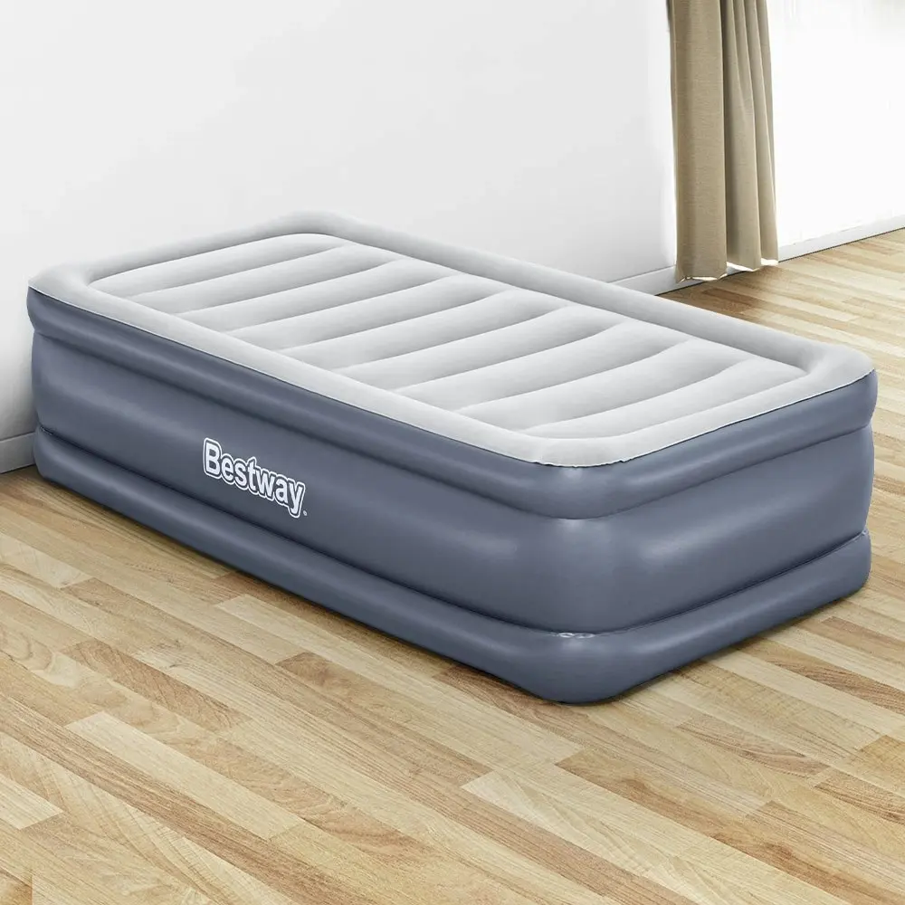 Bestway Air Mattress Single Inflatable Bed 51cm Airbed Blue