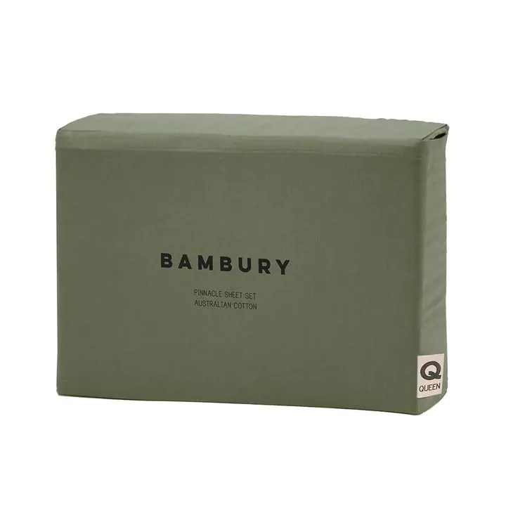 Bambury Pinnacle Sheet Set Moss