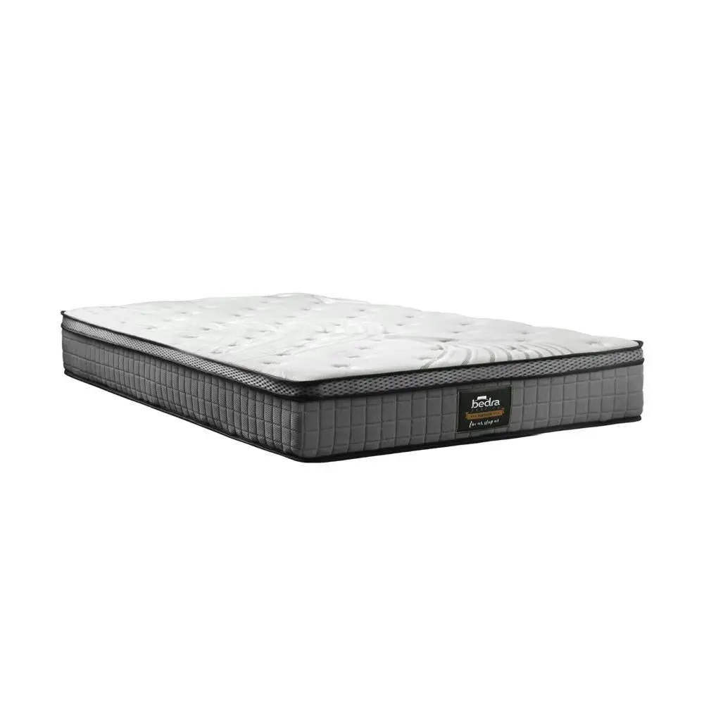 Luna Mattress Bed Spring Mattress 4D Mesh Euro Top Medium Foam 22cm