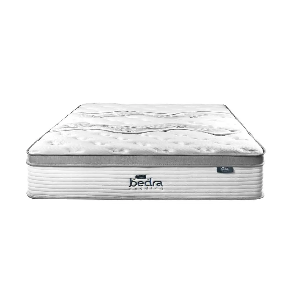 Eden Mattress Euro Top Bed Mattress Pocket Spring Medium Firm 34cm 7 Zone