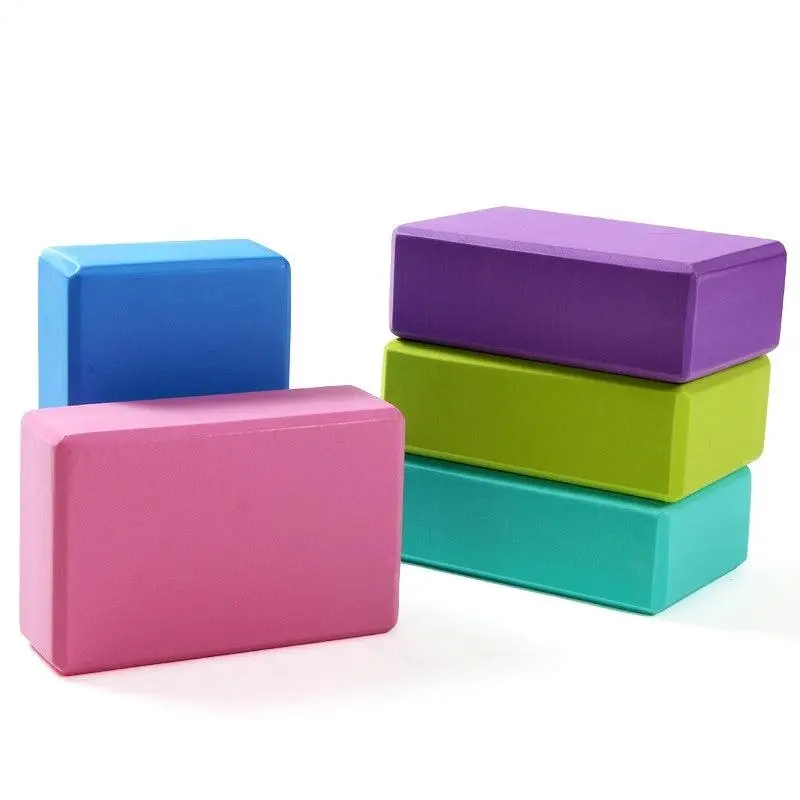 2Pcs Yoga Block Brick Foaming Home Exercise Practice Fitness Gym Sport Tool Au