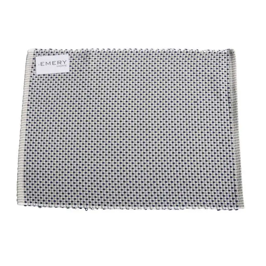 Asa Weave Placemat Grey/Navy